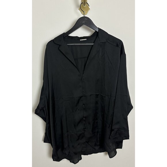 FREE PEOPLE Dreamy Days Pajamas in Black Size Large - Picture 3 of 10